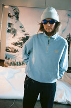 Laden Sie das Bild in den Galerie-Viewer, Howl - Corduroy Half Zip uniform blue