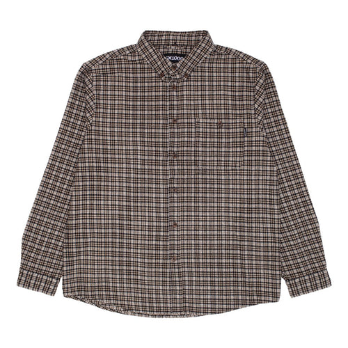 GX1000 - Long Sleeve Hounds Tooth Button Down Shirt beige