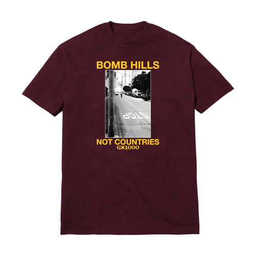 GX1000 - Bomb Hills Tee burgundy