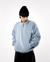 Laden Sie das Bild in den Galerie-Viewer, Howl - Corduroy Half Zip uniform blue