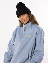 Laden Sie das Bild in den Galerie-Viewer, Howl - Corduroy Half Zip uniform blue