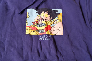 Gnarly - Goku Hoodie purple S