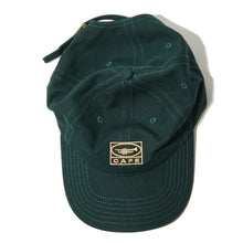 Laden Sie das Bild in den Galerie-Viewer, Cafe Skateboards - 6 Panel Cap washed forest green