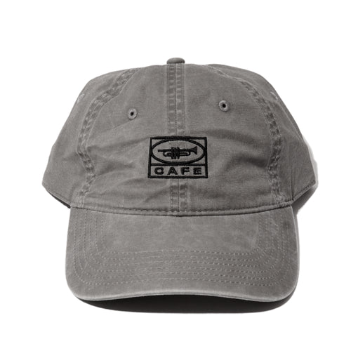 Cafe Skateboards - 6 Panel Cap washed black