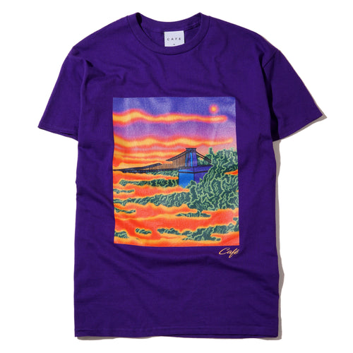 Cafe Skateboards - Clifton Tee purple