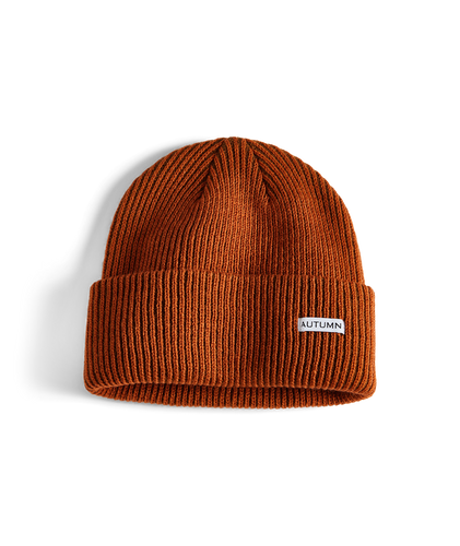 Autumn - Cord Beanie rust brown