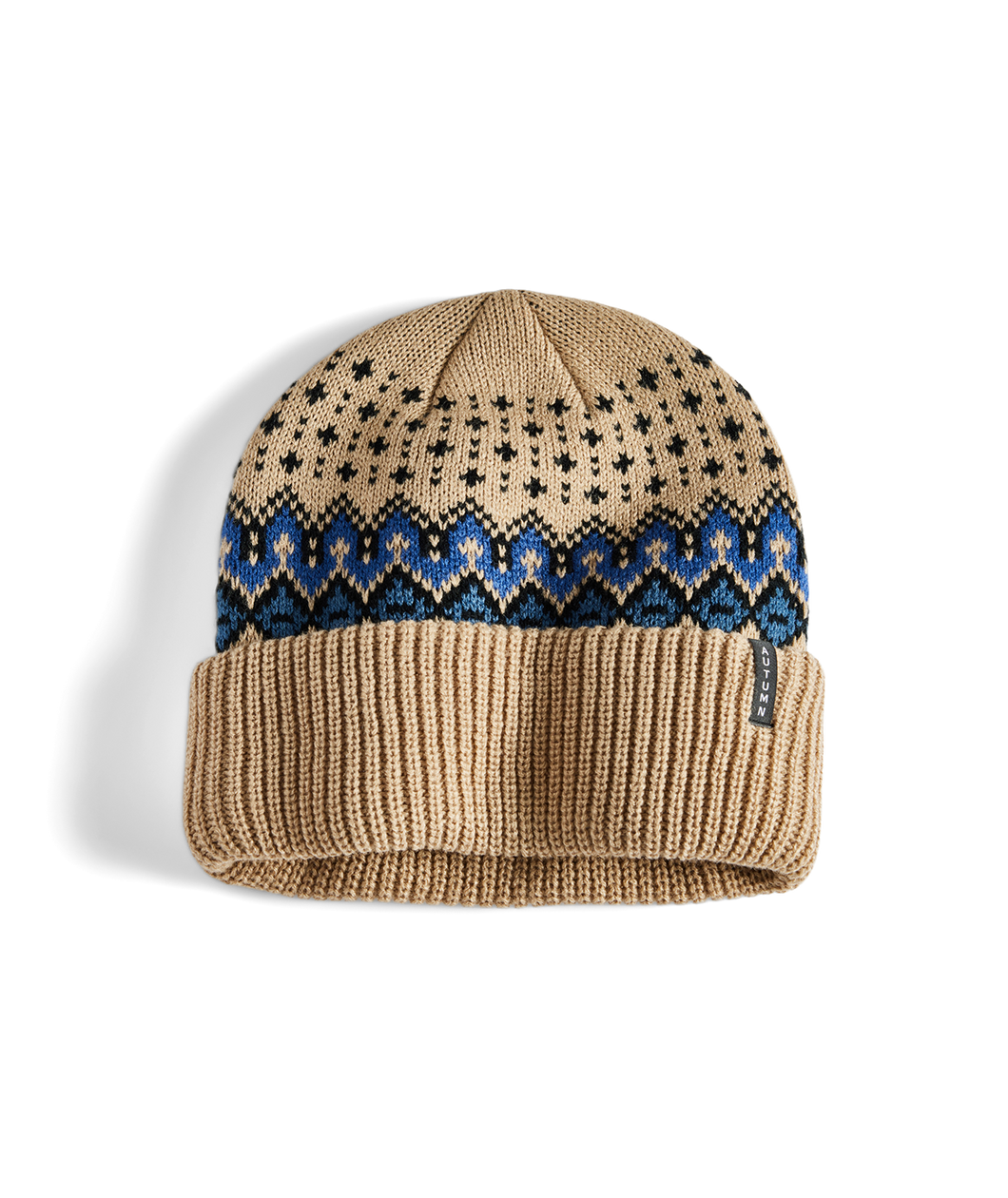 Autumn - Fair Isle Beanie khaki