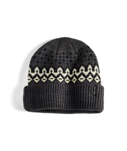 Autumn - Fair Isle Beanie charcoal