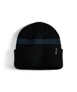 Autumn - Mini Stripe Beanie black blue