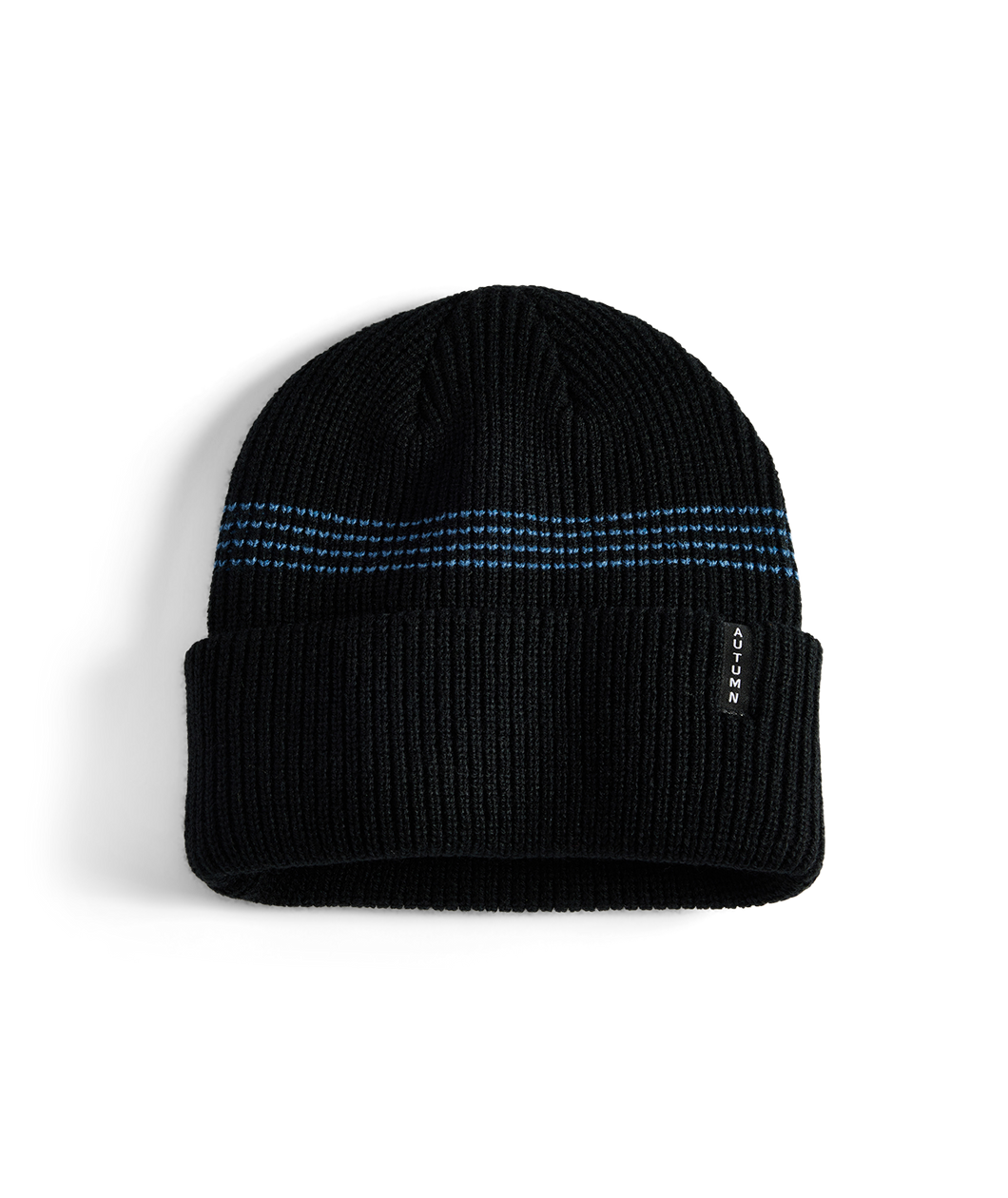 Autumn - Mini Stripe Beanie black blue