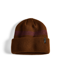 Autumn - Mini Stripe Beanie brown iris