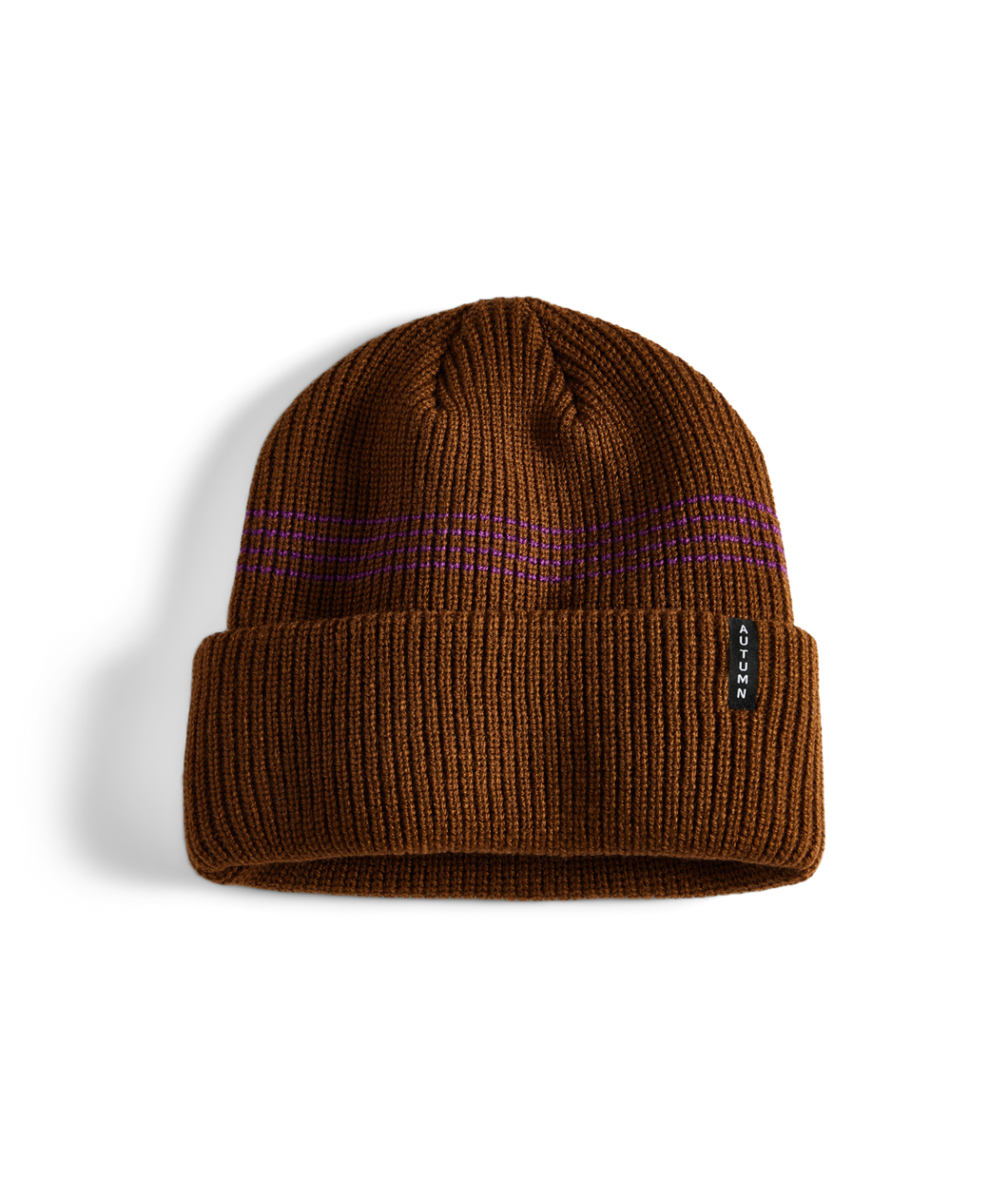 Autumn - Mini Stripe Beanie brown iris