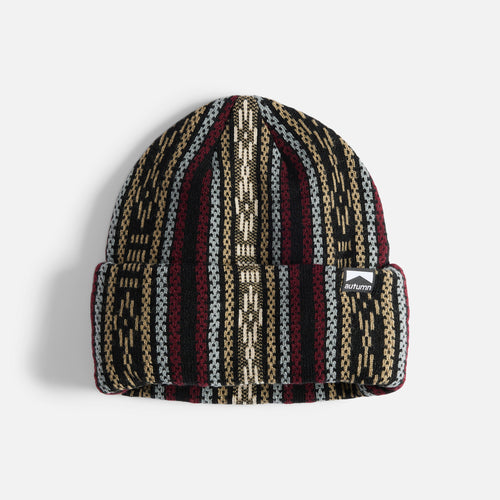 Autumn - Landscape Beanie merlot