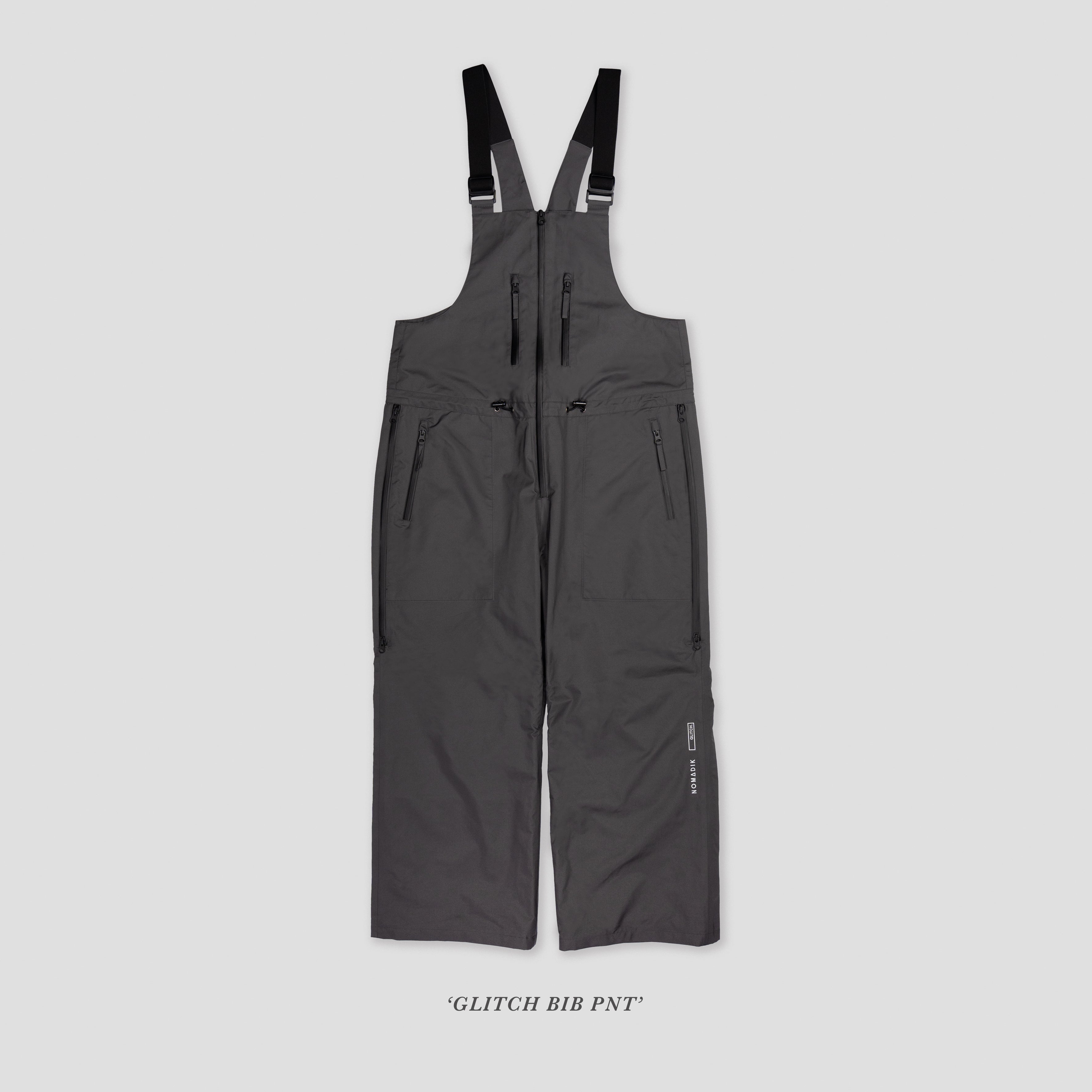 NOMADIK GLITCH BIB 23-24モデル　XL Nomadik - Glitch Bib Pant gray – Endless Winter Shop