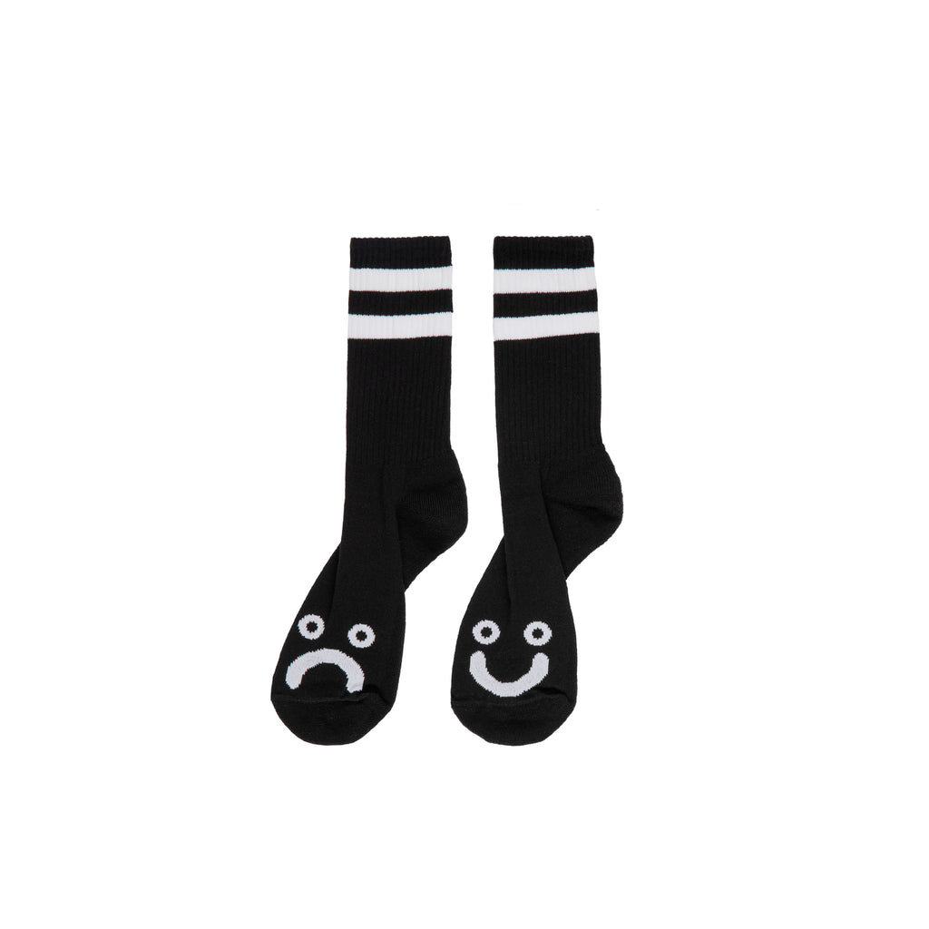 Polar Skate Co. - Happy Sad Rib Socks black
