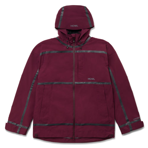 Howl - Taped Snow Jacket burgundy