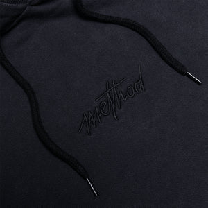 Method - Signature Hoodie washed black
