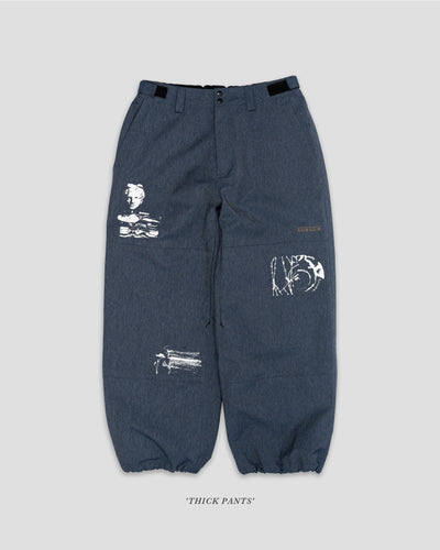 Nomadik - Thick Pant denim patch