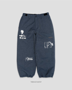 Nomadik - Thick Pant denim patch