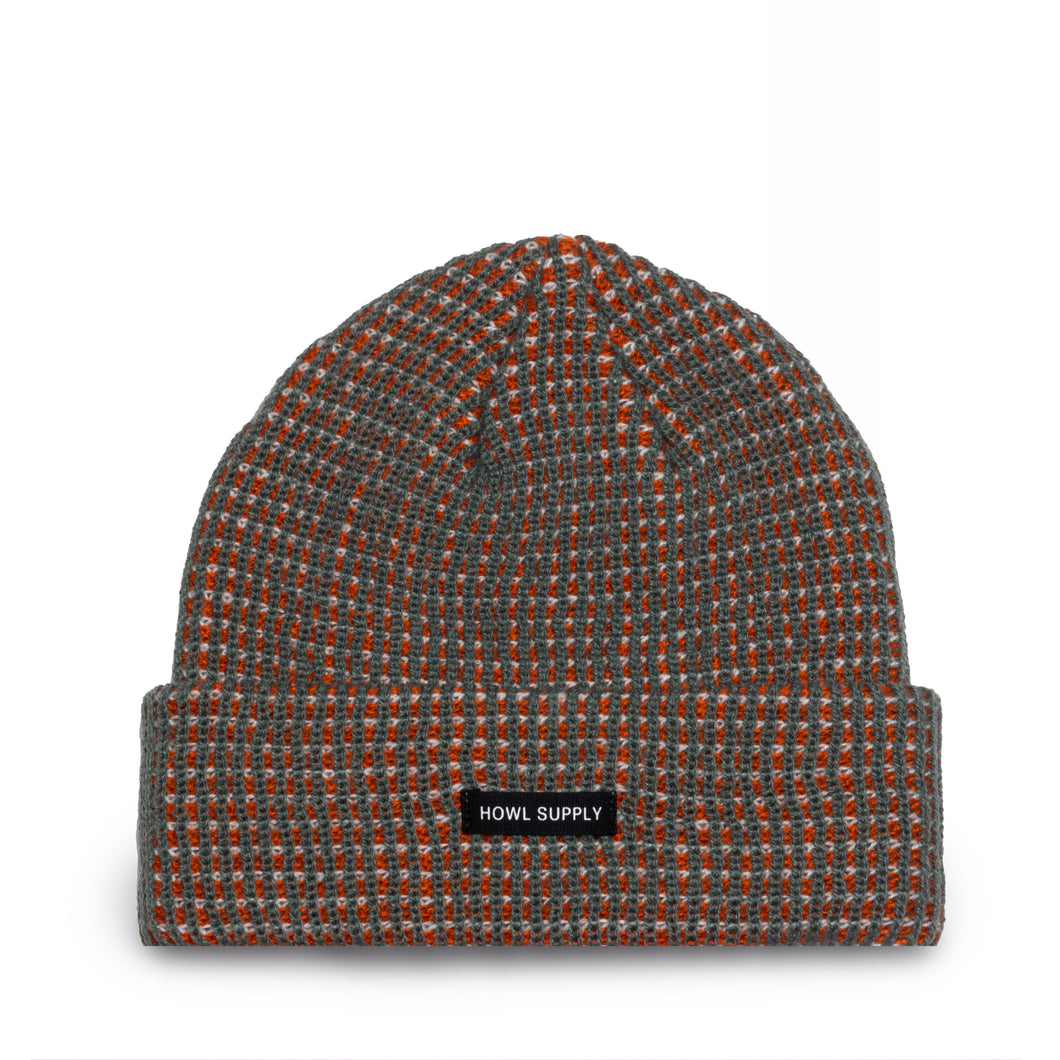Howl - Slash Beanie orange/wolf grey