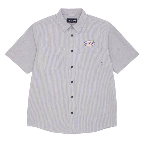 GX1000 - Railroad Stripe Shirt white striped