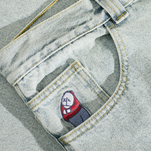 Polar Skate Co. - Big Boy Jeans OG LOGO light blue