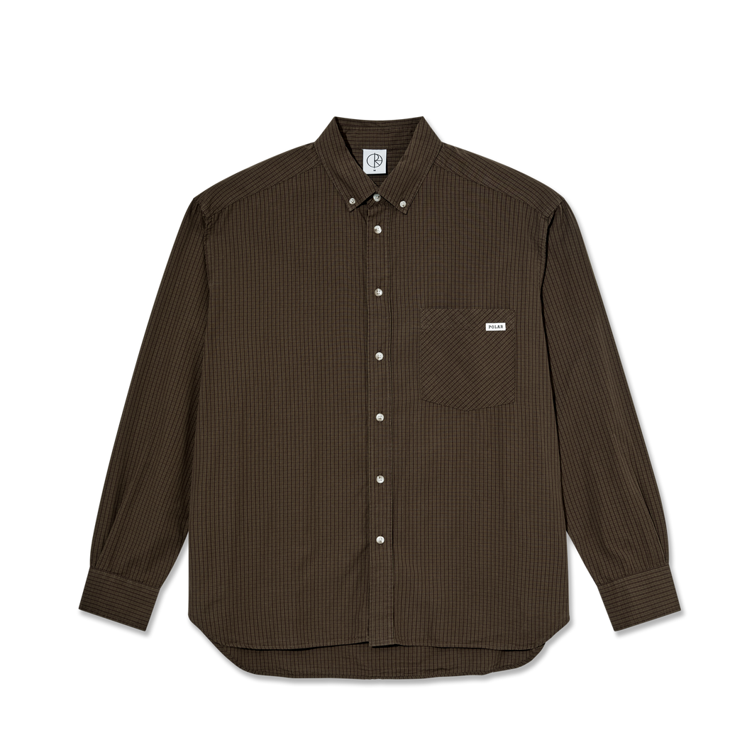 Polar Skate Co. - Ben LS Shirt brown