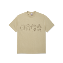 Laden Sie das Bild in den Galerie-Viewer, Polar Skate Co. - 8 Heads Contrast Tee sand