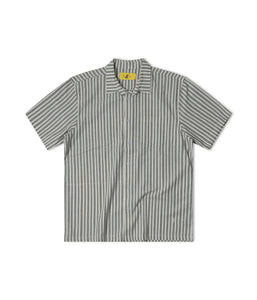 Former - Reynolds Striped Shirt bone green