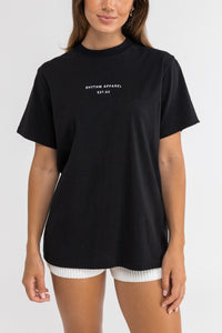 Rhythm - Classic Brand Shirt black